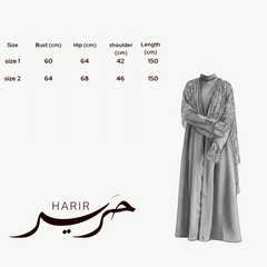 Hurra abaya ( BLACK )