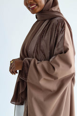 Kösem Abaya (Beige )