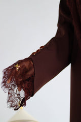 Hurra abaya ( BROWN )