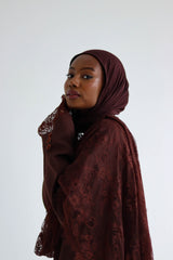 Hurra abaya ( BROWN )