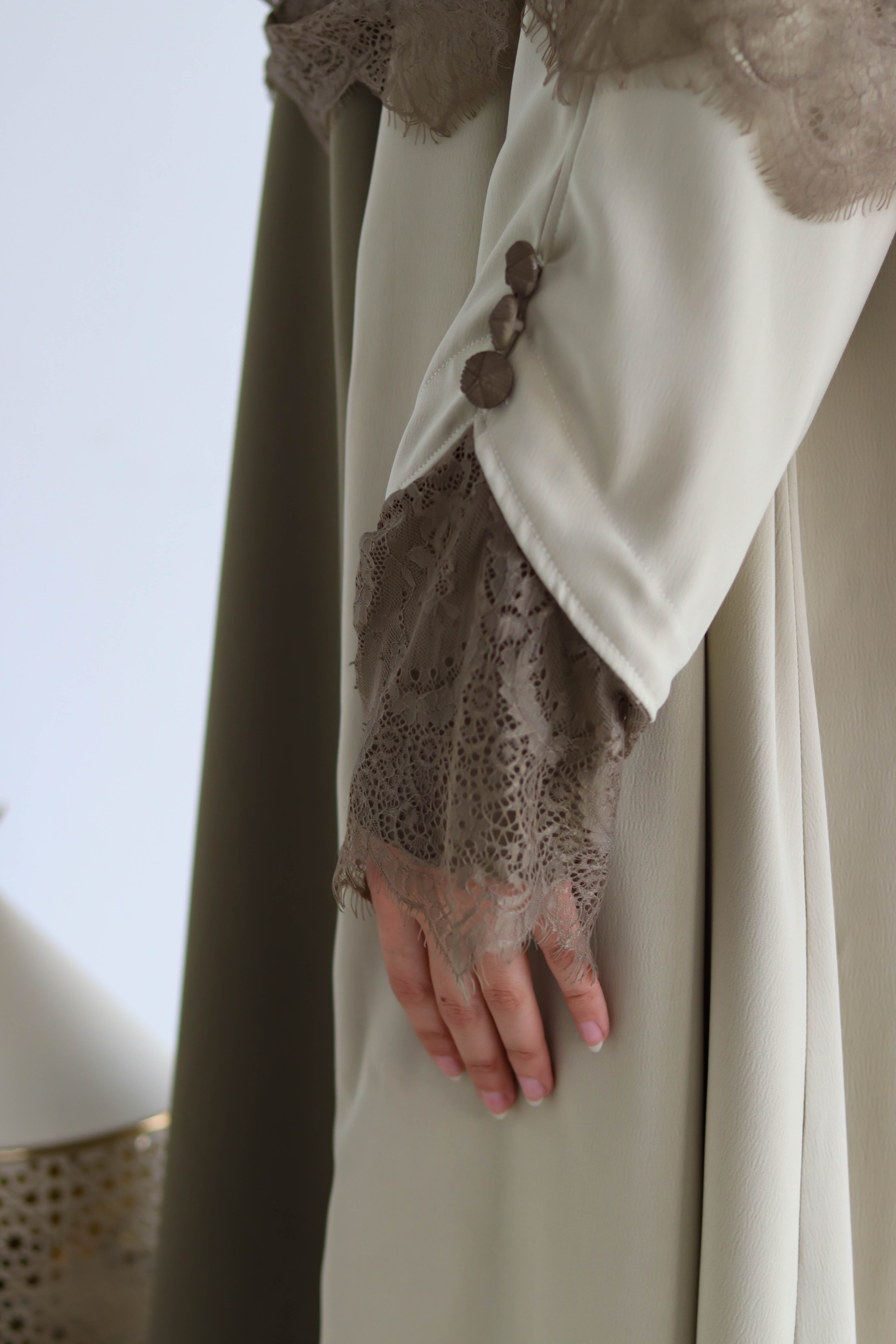 Hurra abaya ( OLIVE )