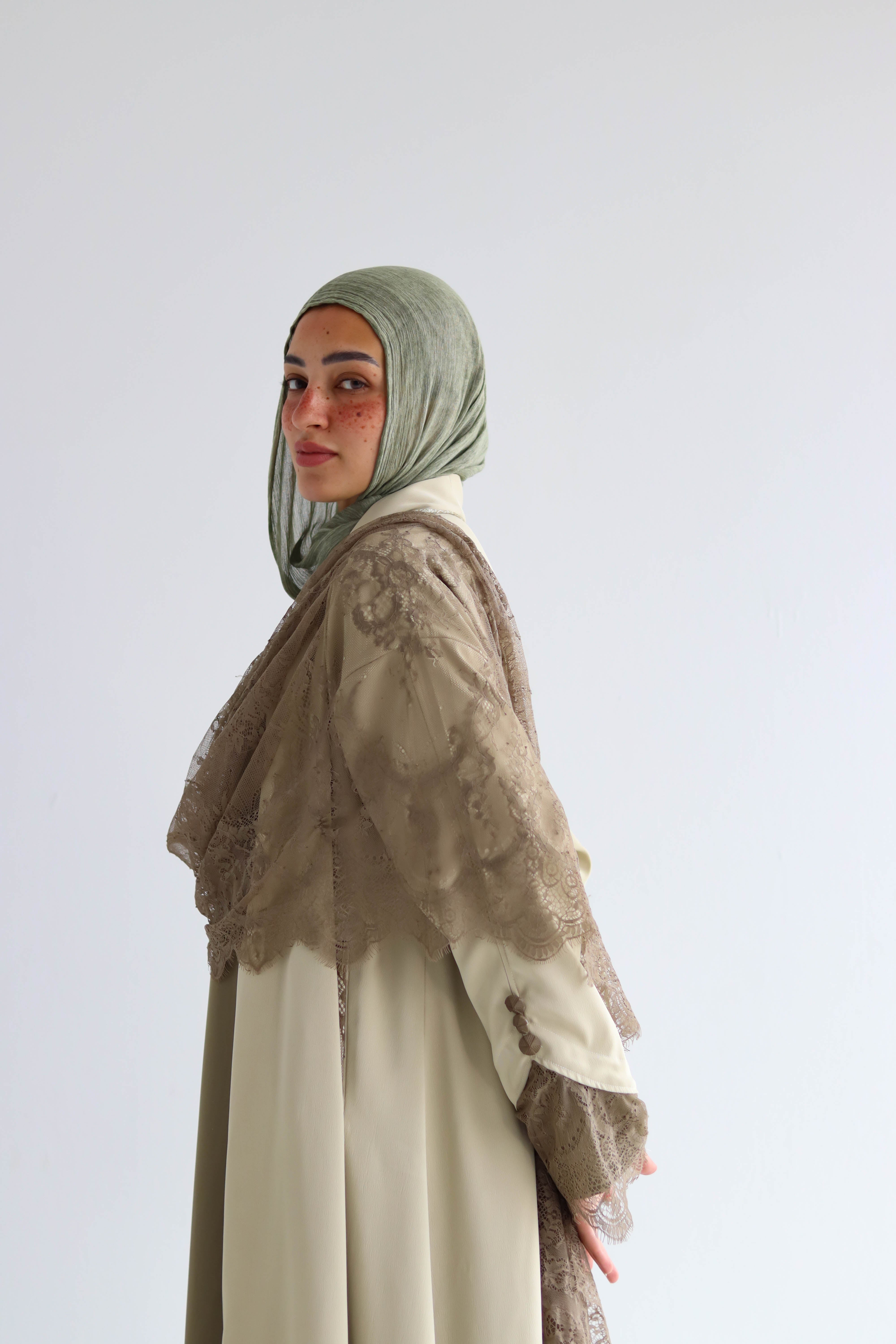 Hurra abaya ( OLIVE )